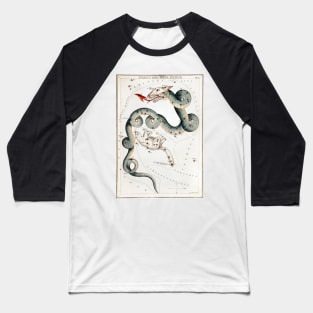 The Draco and the Ursa Minor by Sidney Hall (1831) Baseball T-Shirt